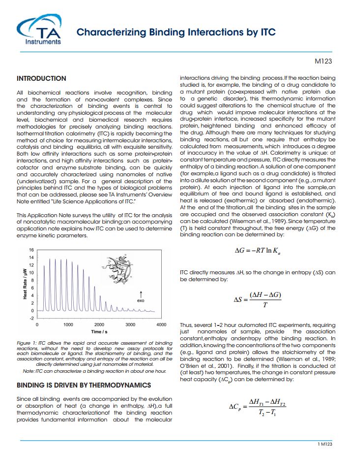 Appnote - TA仪器 Appnote