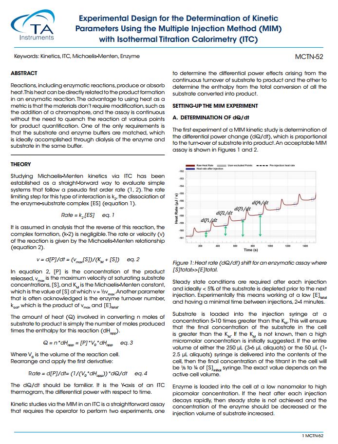 Appnote - TA仪器 Appnote